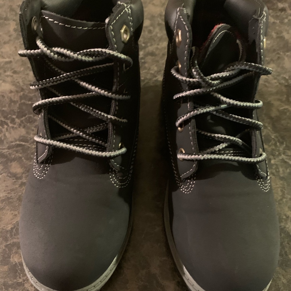 Wonder Nation Sz 13 Timberland style Boots Navy